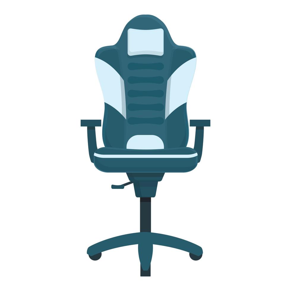 Streamer chair icon cartoon vector. Gaming furniture vector