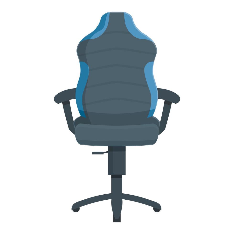 vector de dibujos animados de icono de silla de jugador de negocios. muebles de juego