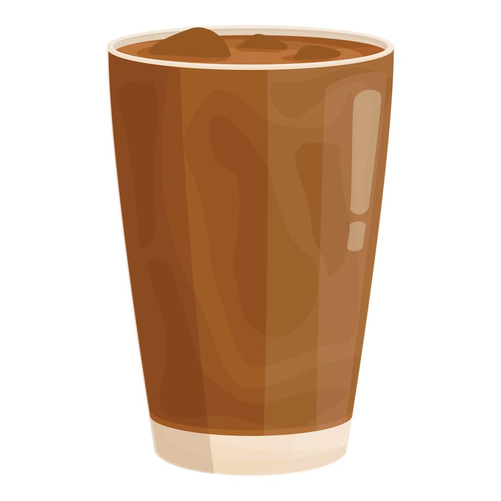 Cold espresso icon cartoon vector. Coffee drink vector