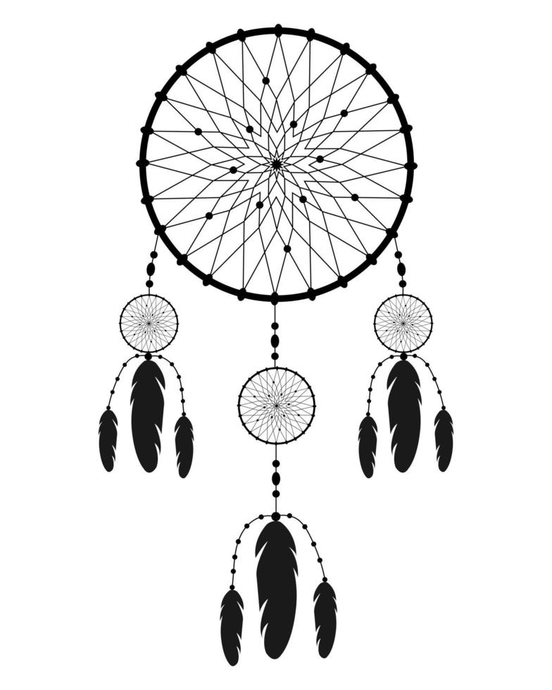 Dream catcher icon. Vector illustration.