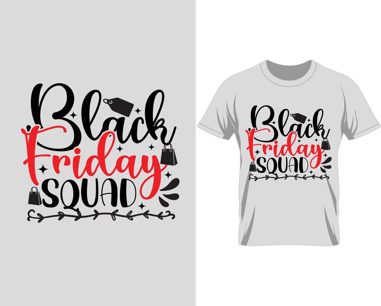 Black Friday T-shirt Design vector