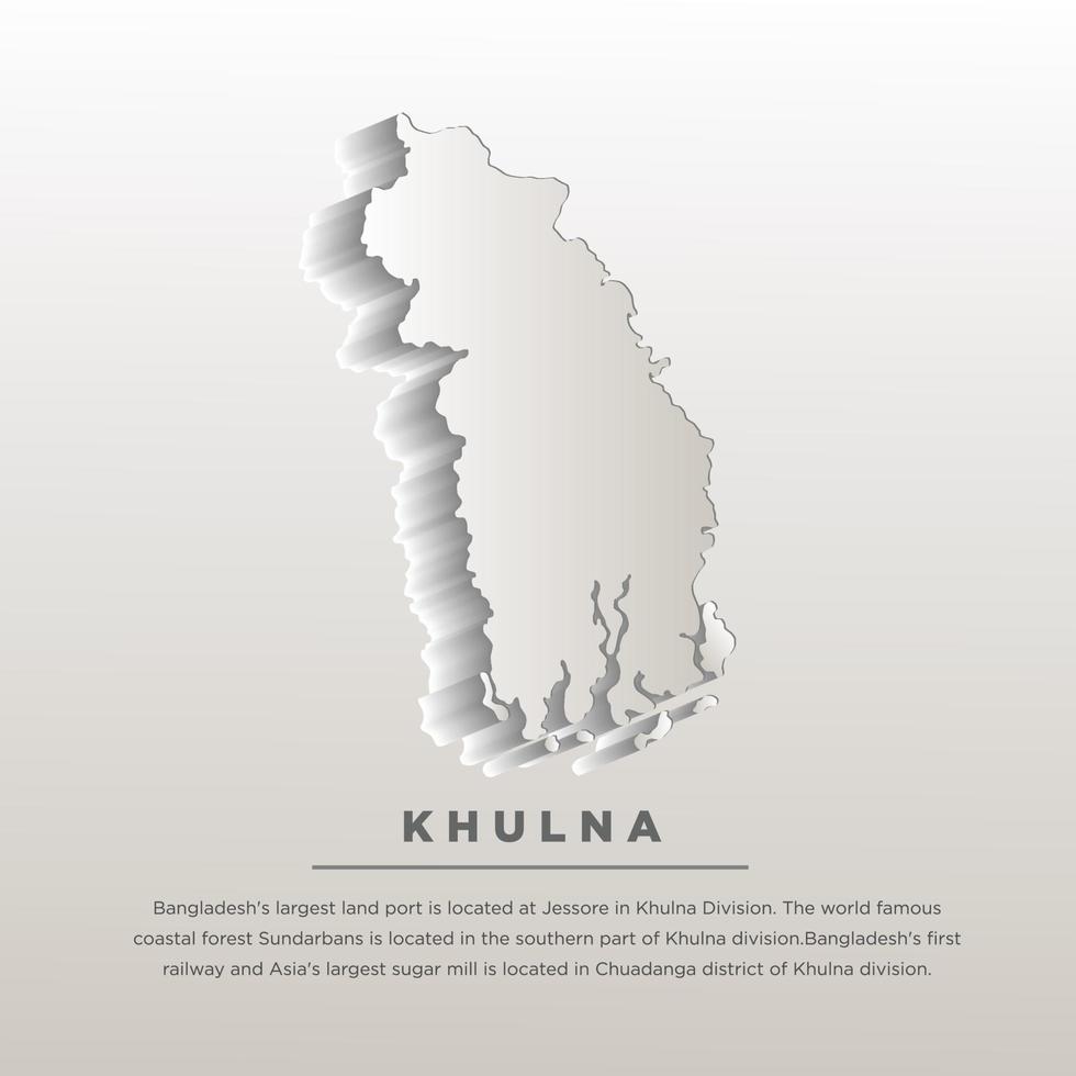 Khulna isometric map with blend vector