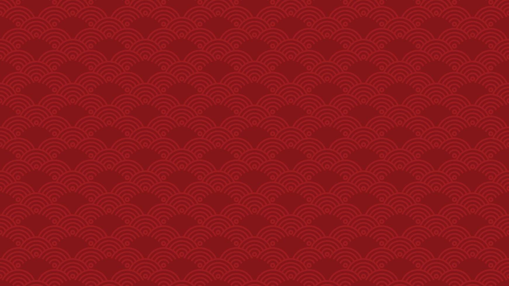 Chinese red abstract pattern background vector