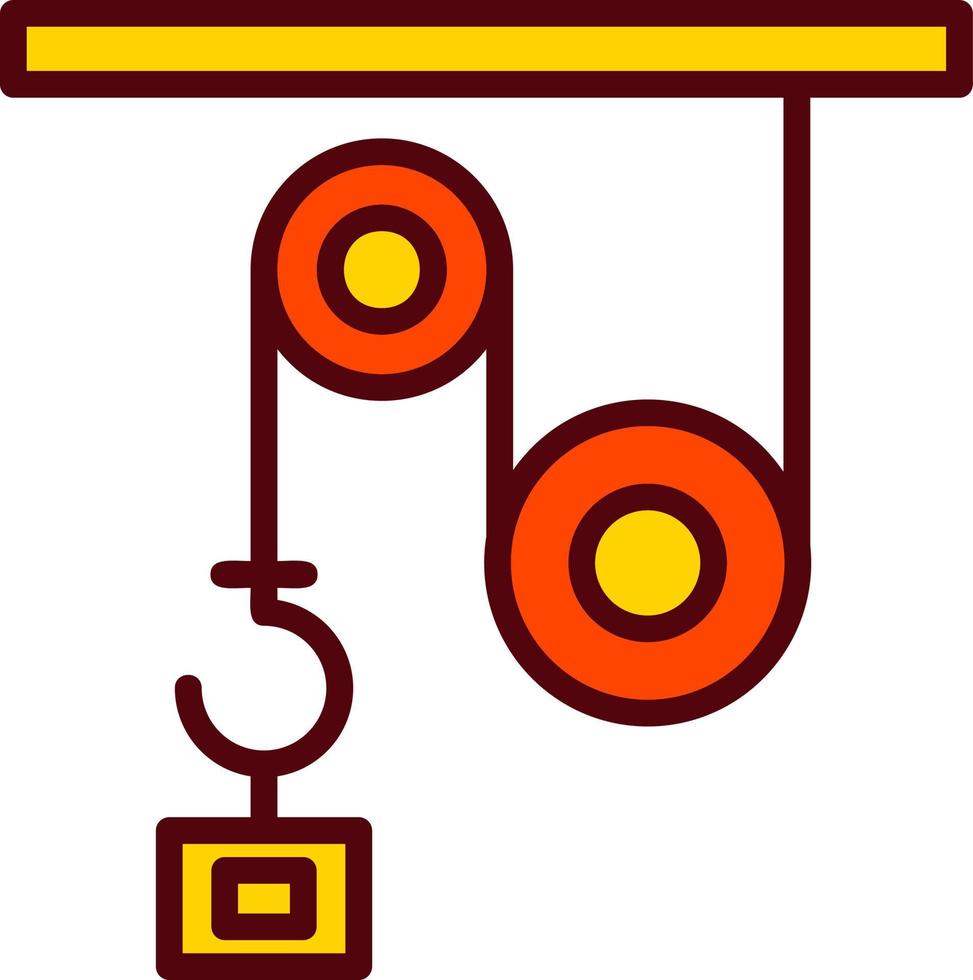 Pulley Vector Icon