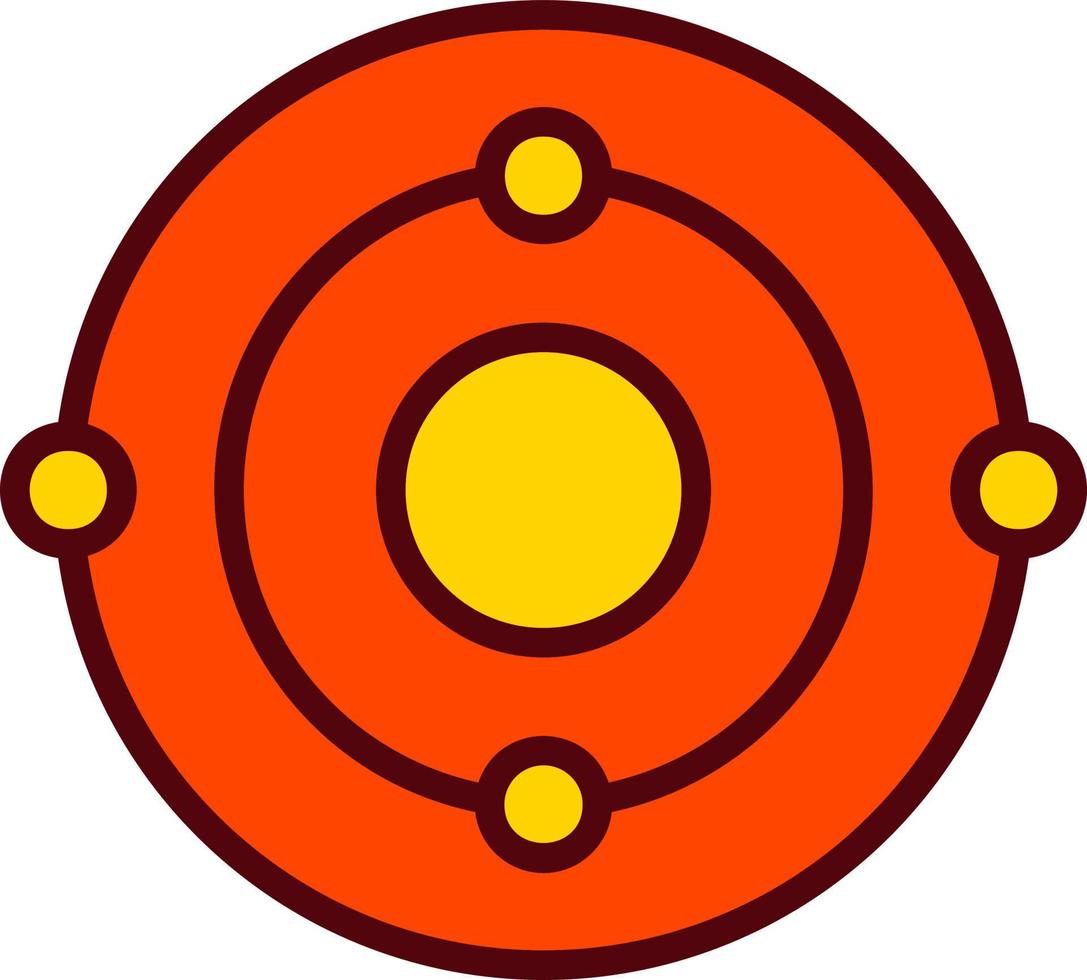 Solar system Vector Icon