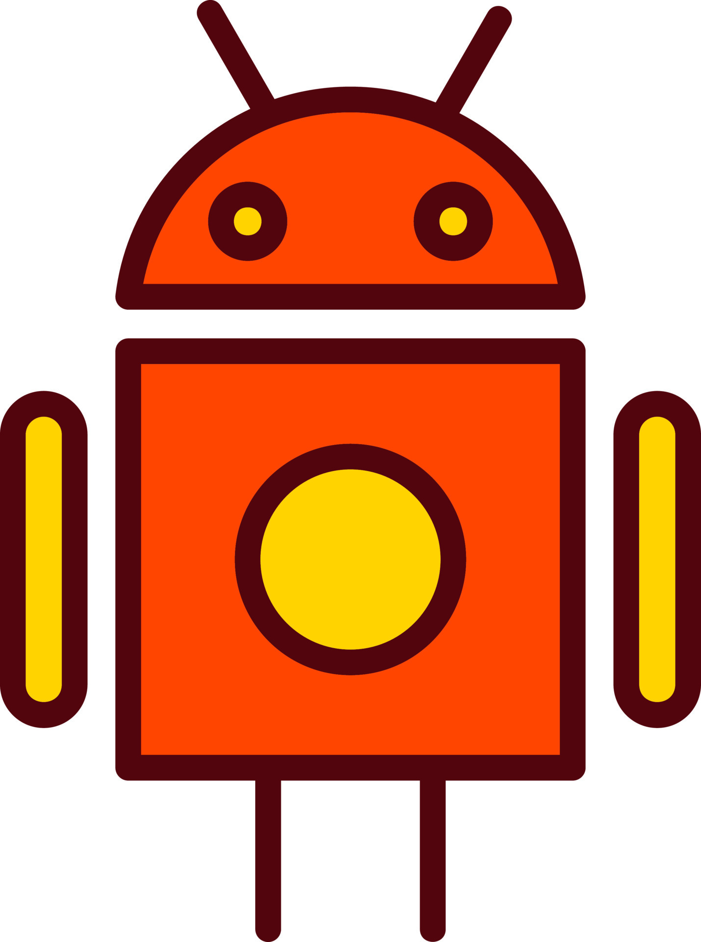 Android Vector Icon 16796754 Vector Art At Vecteezy Android Vector Icon 16796754 Vector Art At Vecteezy