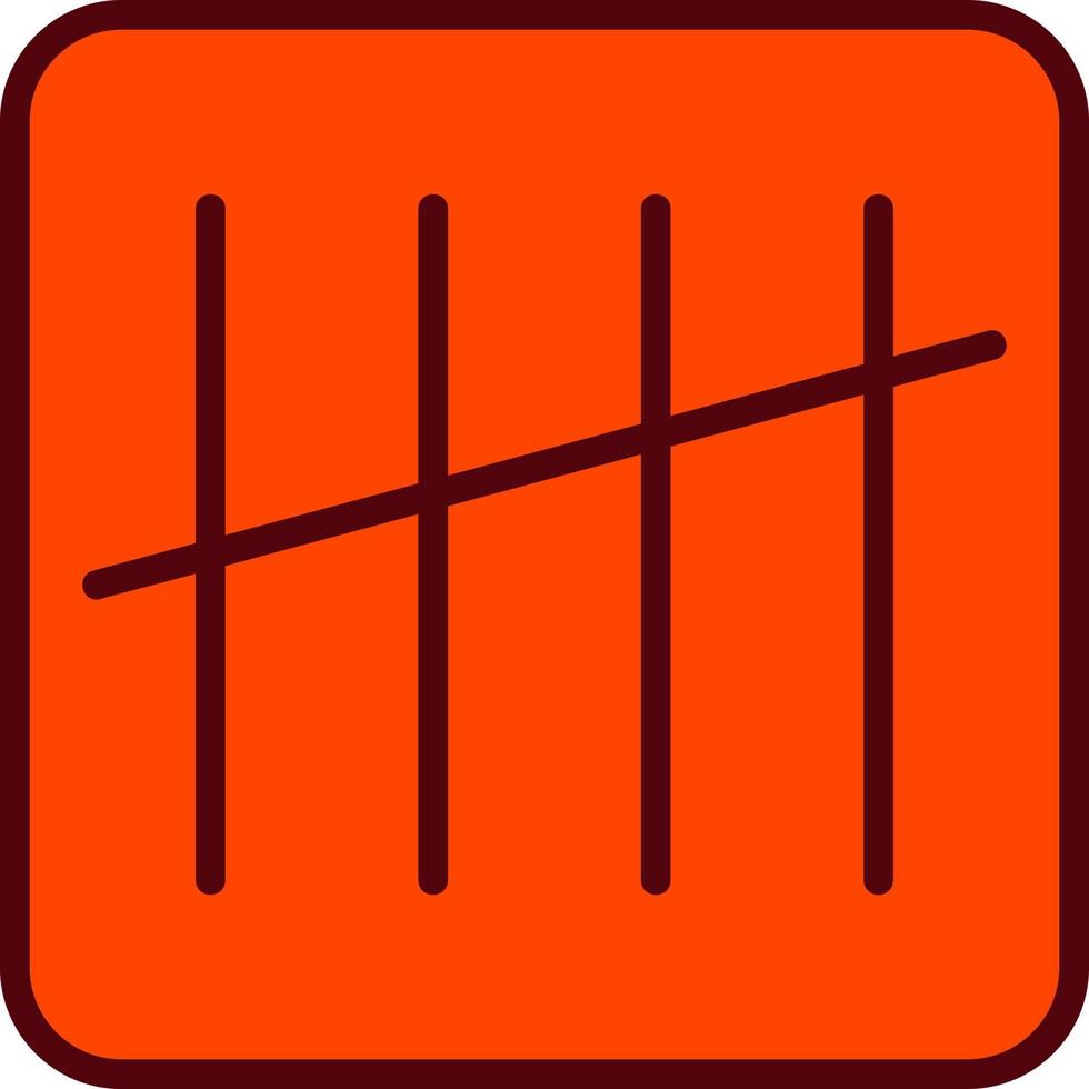 Tally Vector Icon