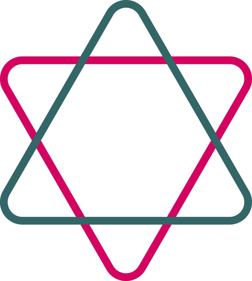 Hexagram Vector Icon