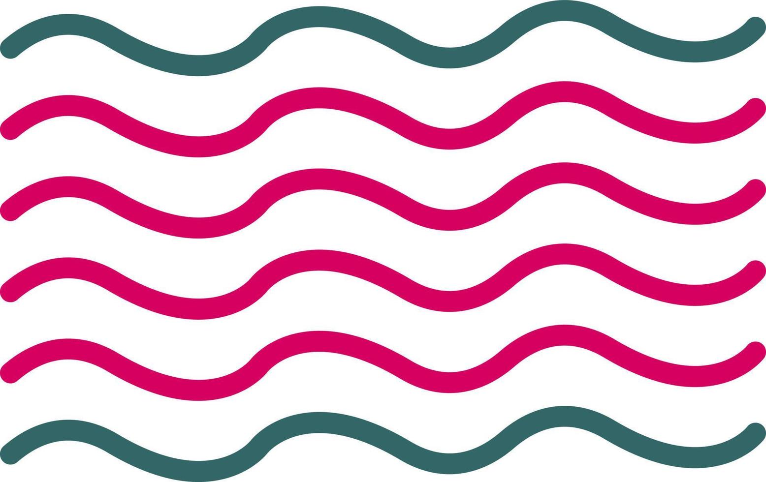 Waves Vector Icon