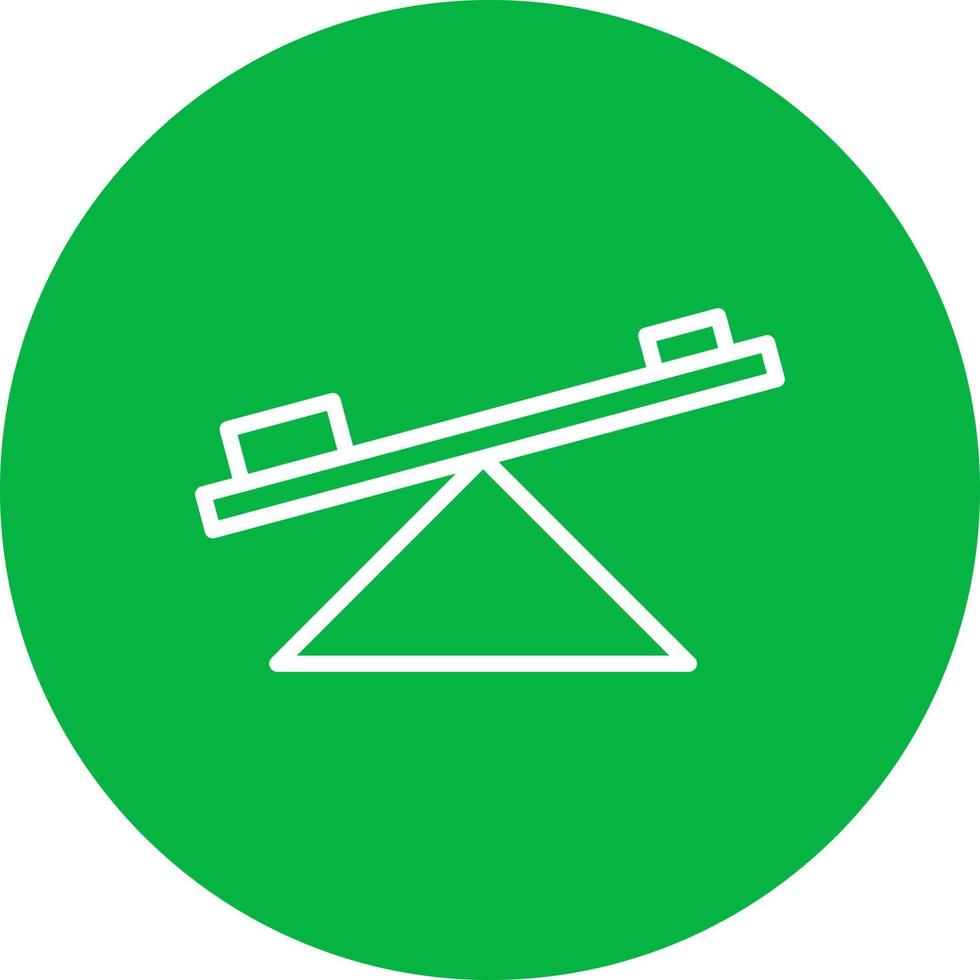 Seesaw Vector Icon