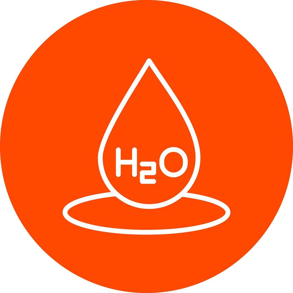 H2o Vector Icon