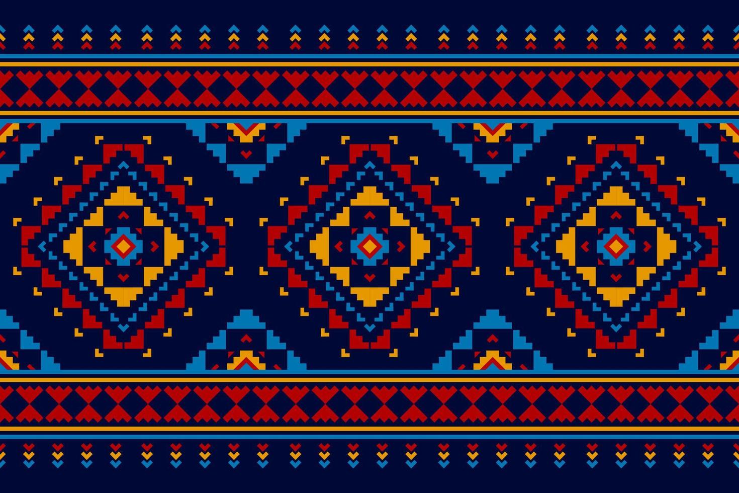 Carpet ethnic tribal pattern art. Geometric ethnic seamless pattern in tribal. Mexican style. vector