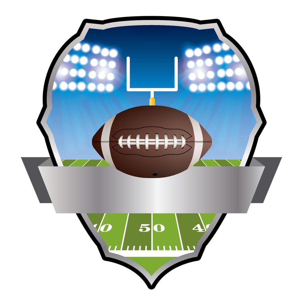 American Football Badge Illustration vector