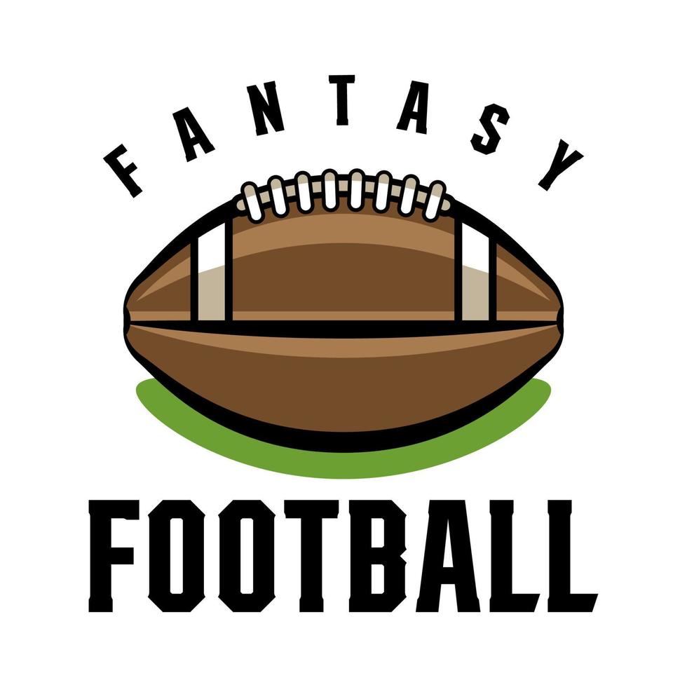 Fantasy Football Emblem Illustration vector