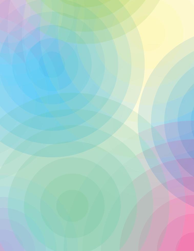 Abstract Circles of Color and Transparency Background Illustration vector