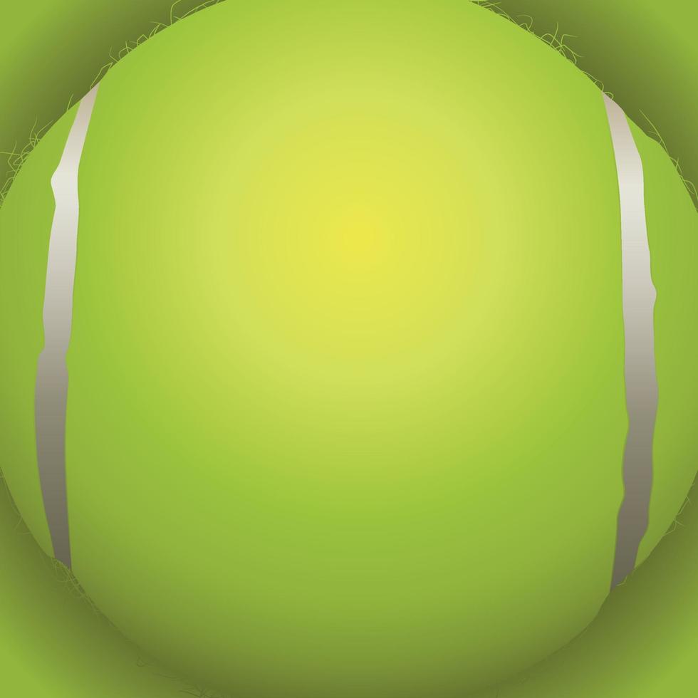 ilustración de fondo de primer plano de pelota de tenis vector