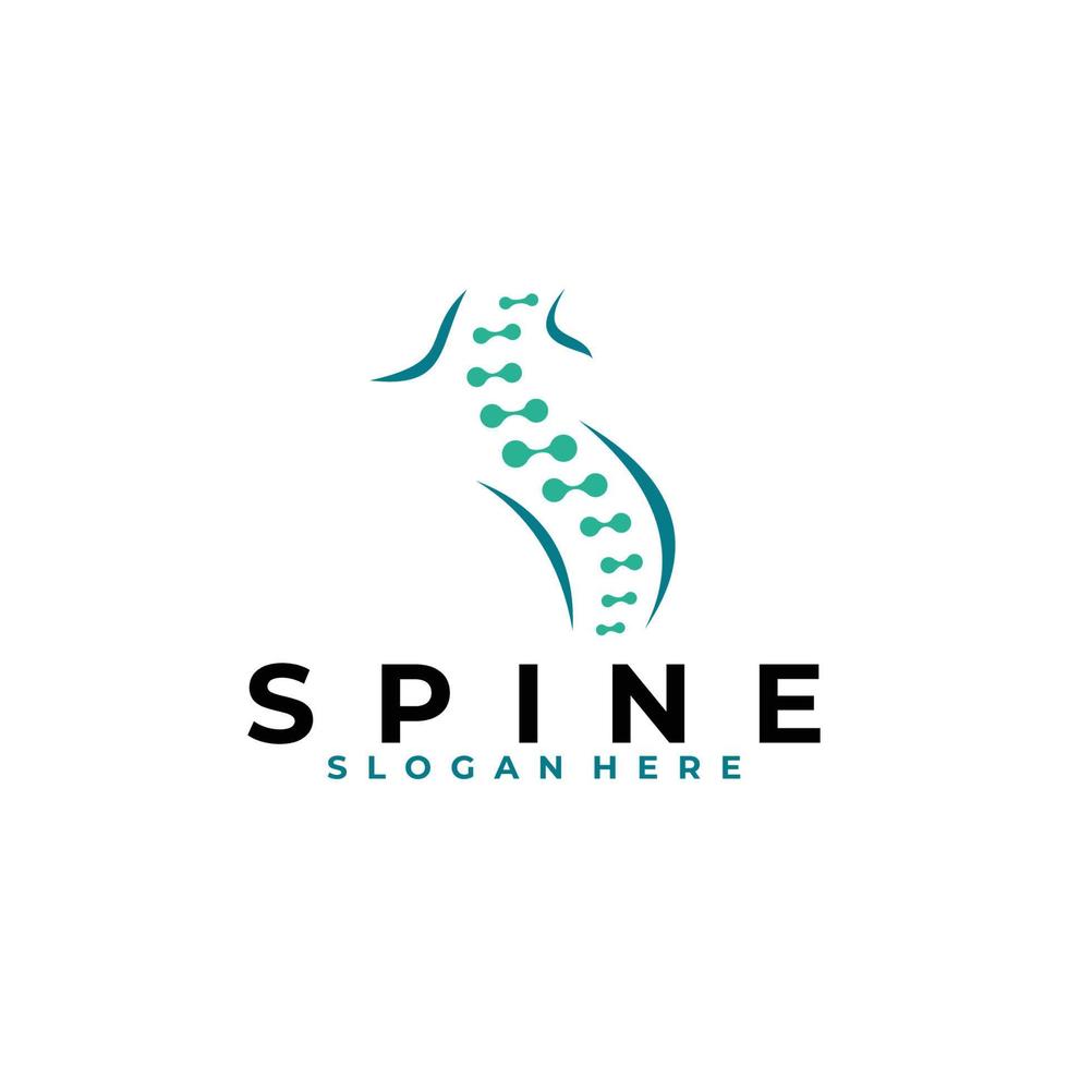 Spine logo icon vector isolated