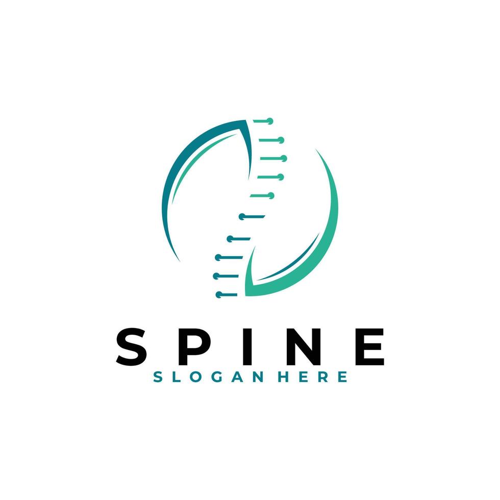 Spine logo icon vector isolated