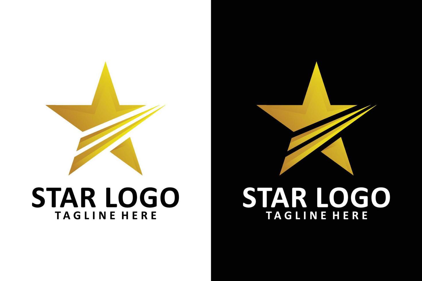 vector de diseño de logotipo estrella aislado