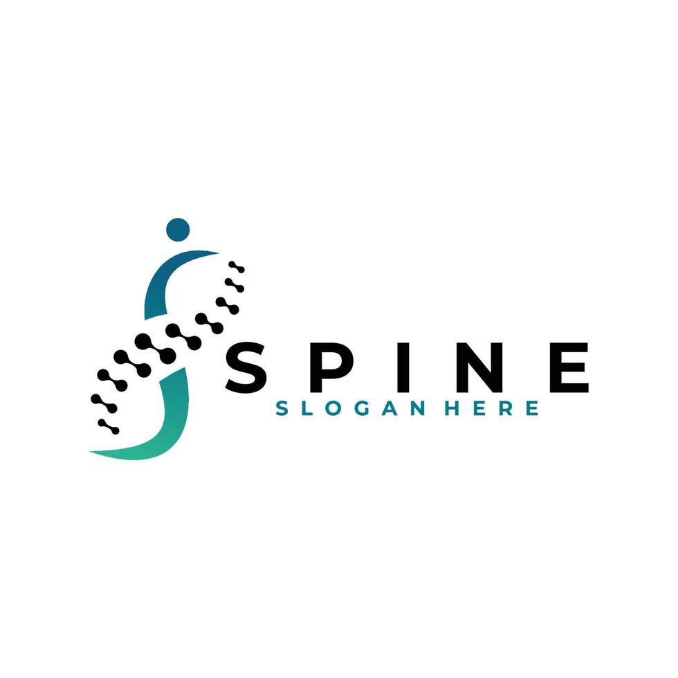 Spine logo icon vector isolated