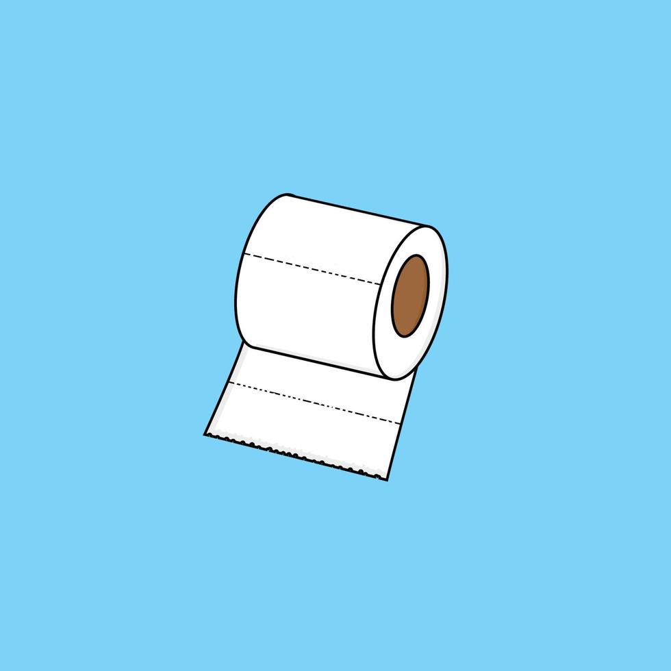 Vector vector tissue illustration design. the tisue with an outline is suitable for stickers, icons, mascot