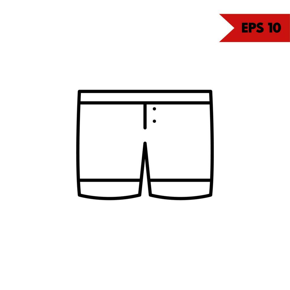 illustration of clothes line icon vector