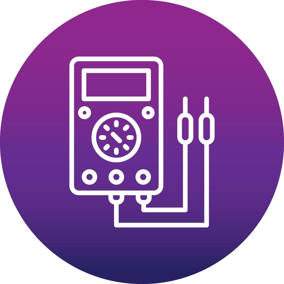 Voltmeter Vector Icon