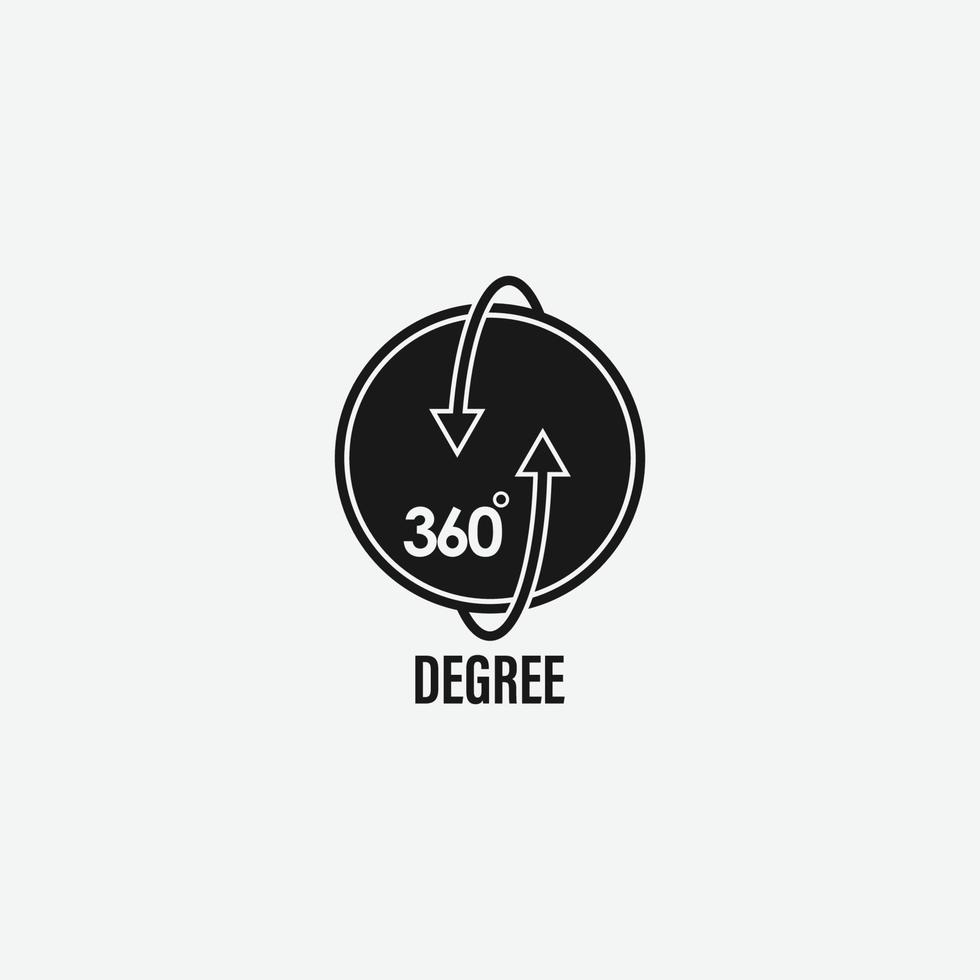 vector de logotipo de icono de cámara 360