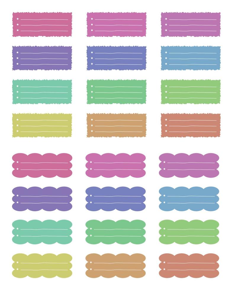 Set of planner stickers. Printable Planner Stickers. Planners and ...