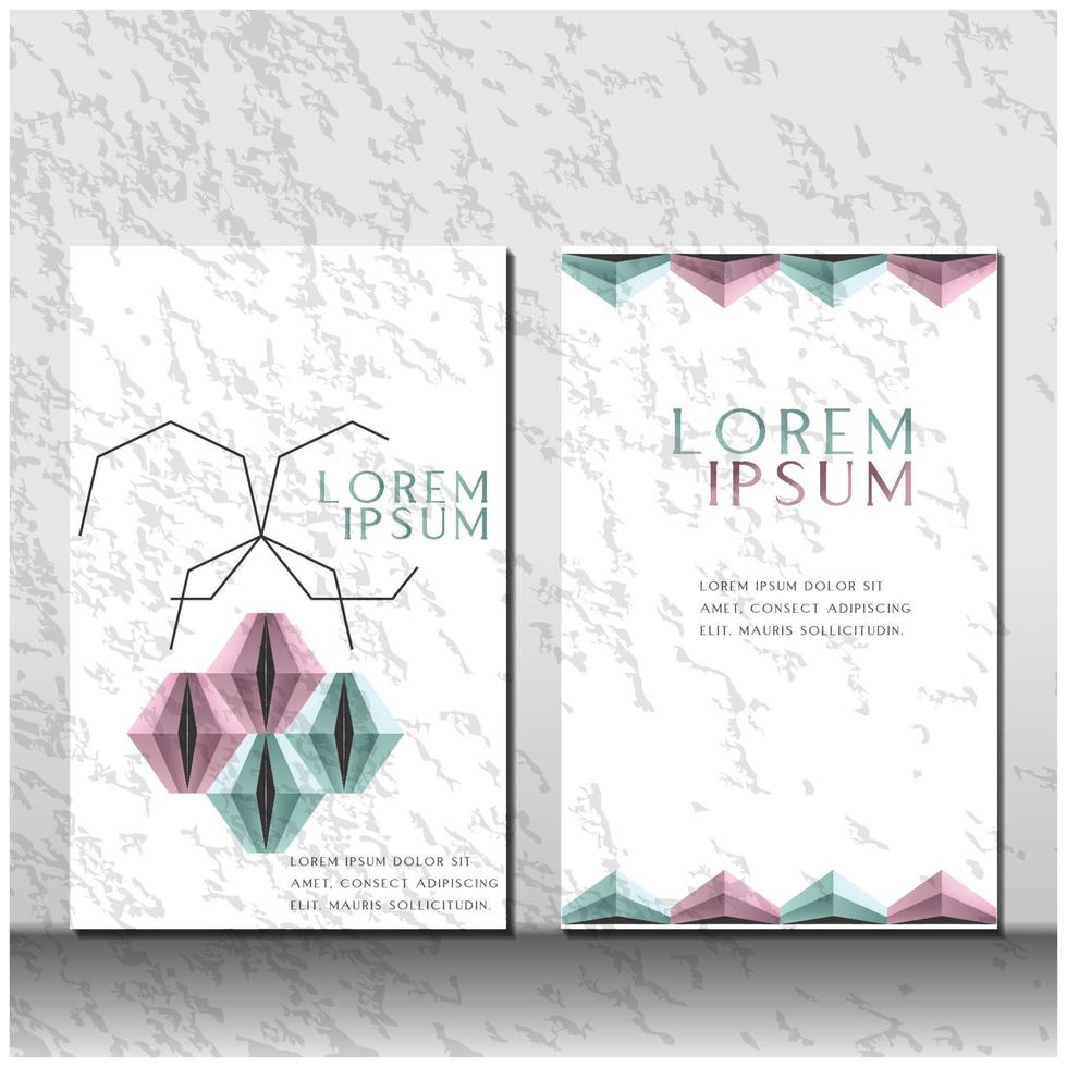 Abstract book cover design, brochure report design. vector