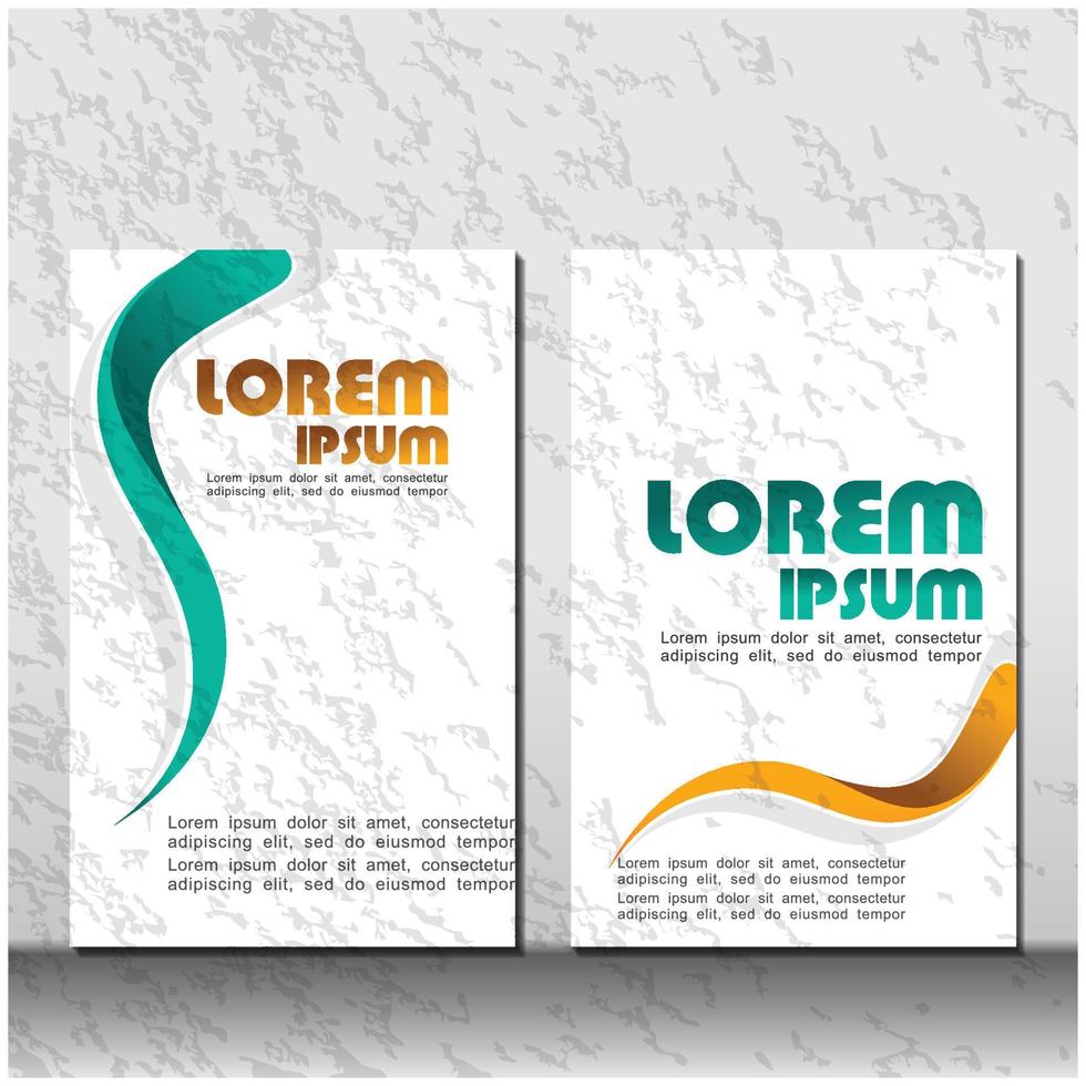 Abstract book cover design, brochure report design. vector