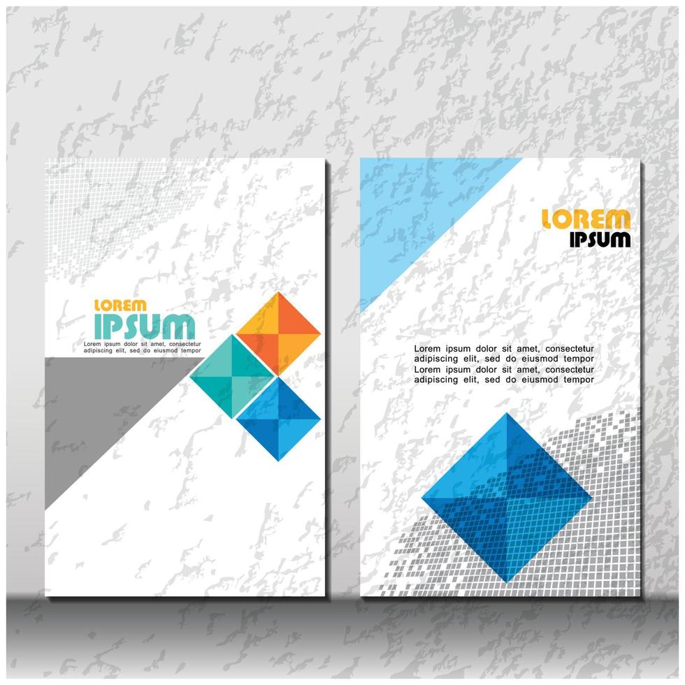 diseño de portada de libro abstracto, diseño de informe de folleto. vector