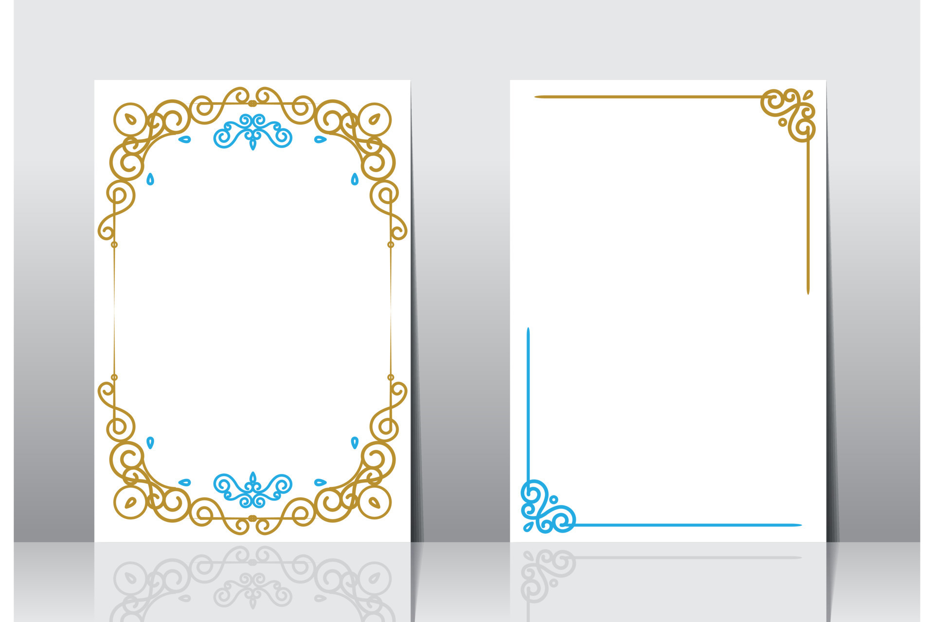 Garde De Page En Arabe Book Frame Design