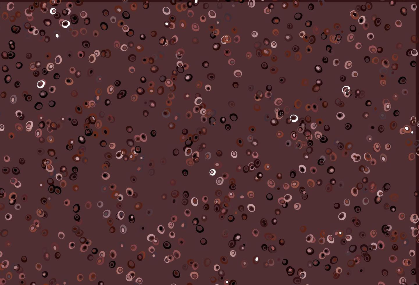 Light Red vector template with circles.