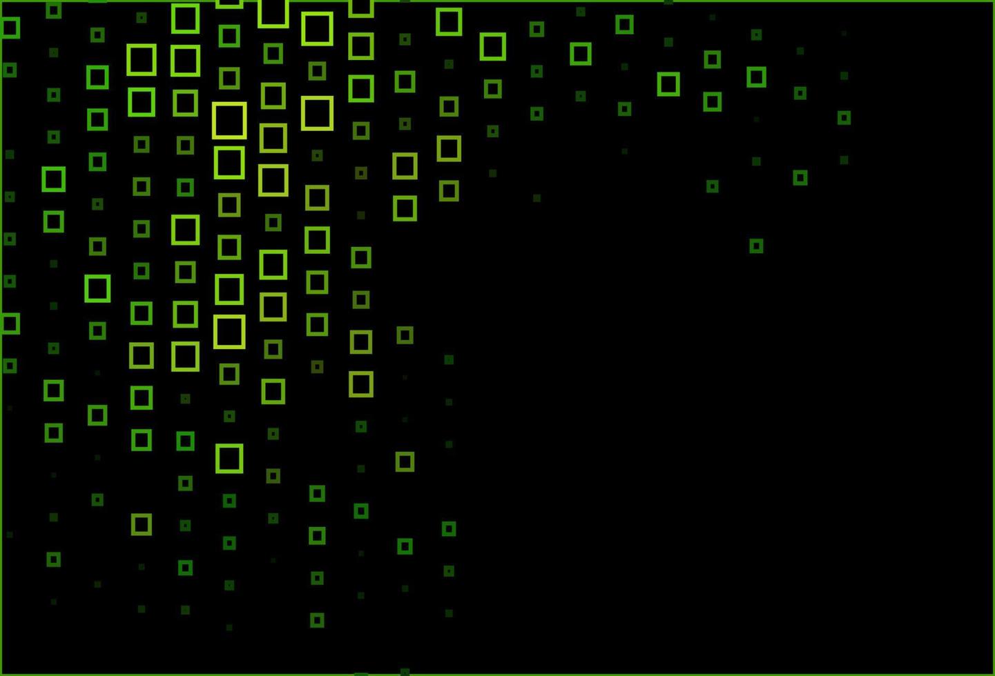 Dark Green vector texture in rectangular style.