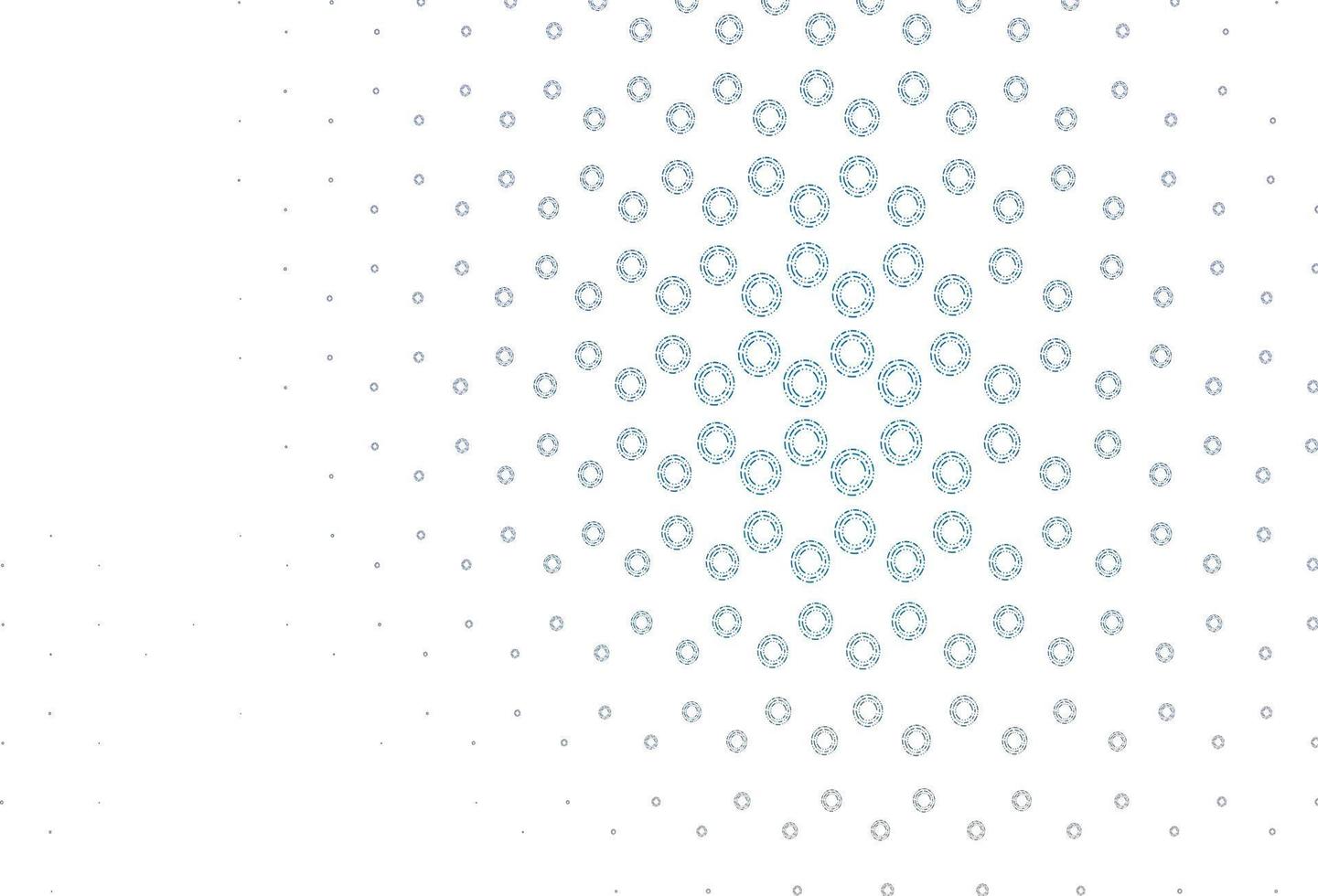 Light blue vector background with bubbles.