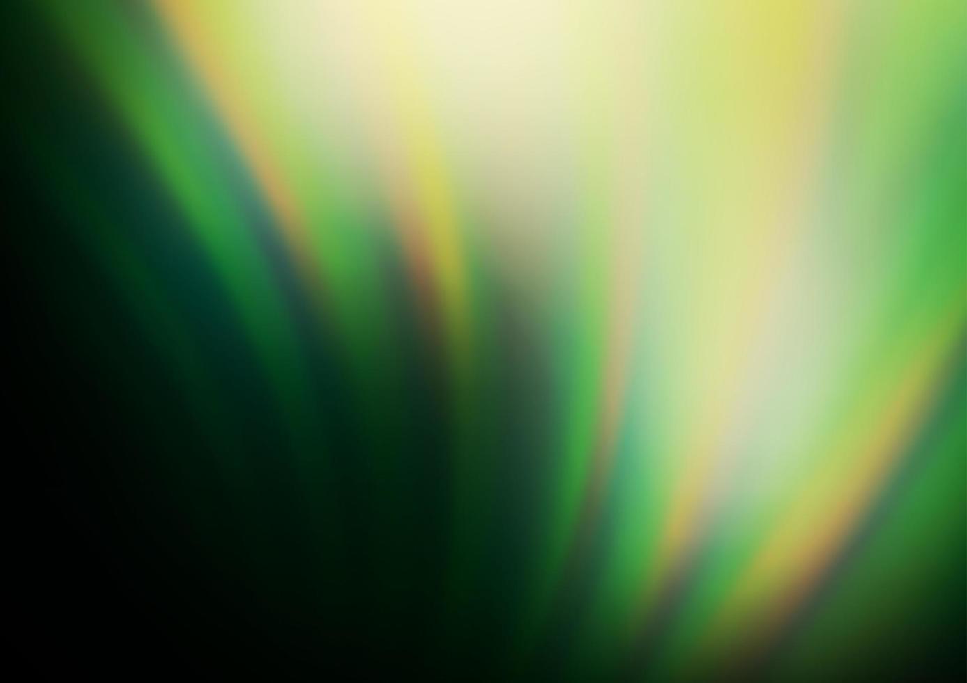 Dark Green vector blurred bright template.