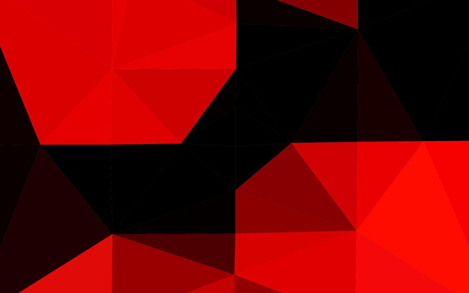 Light Red vector abstract mosaic pattern.