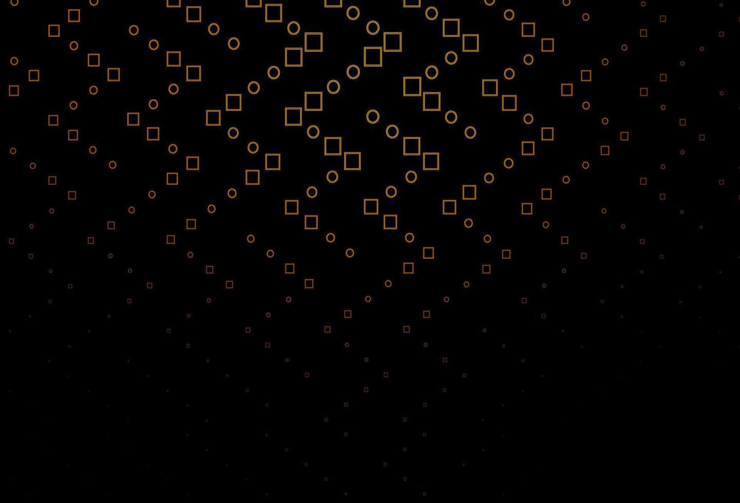 Dark Yellow, Orange vector pattern with crystals, rectangles.