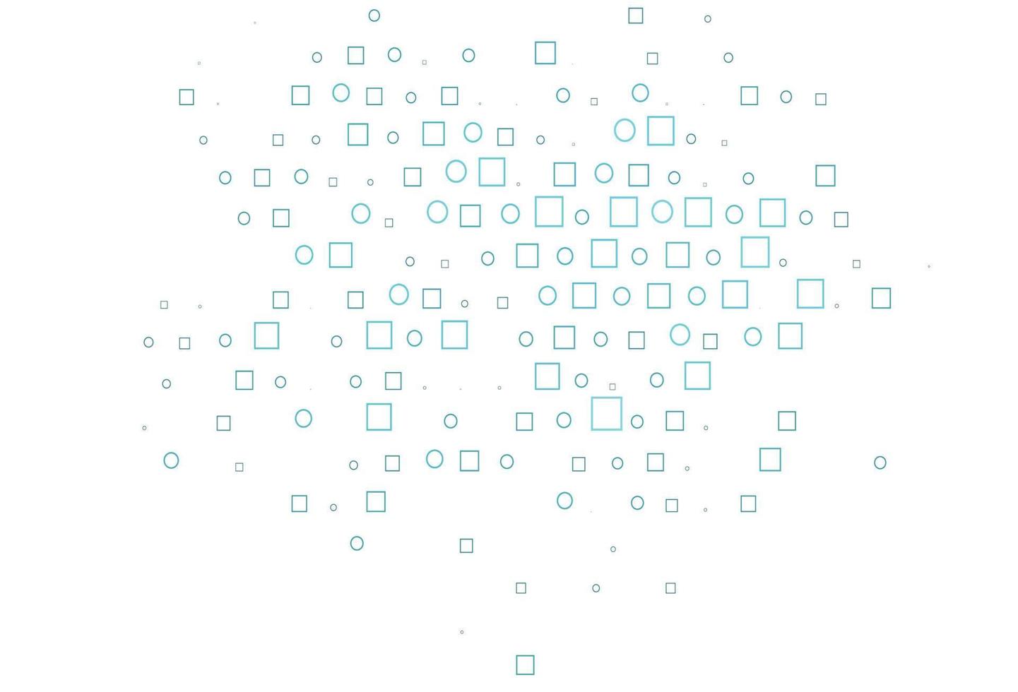 Light BLUE vector backdrop with dots, spots, cubes.