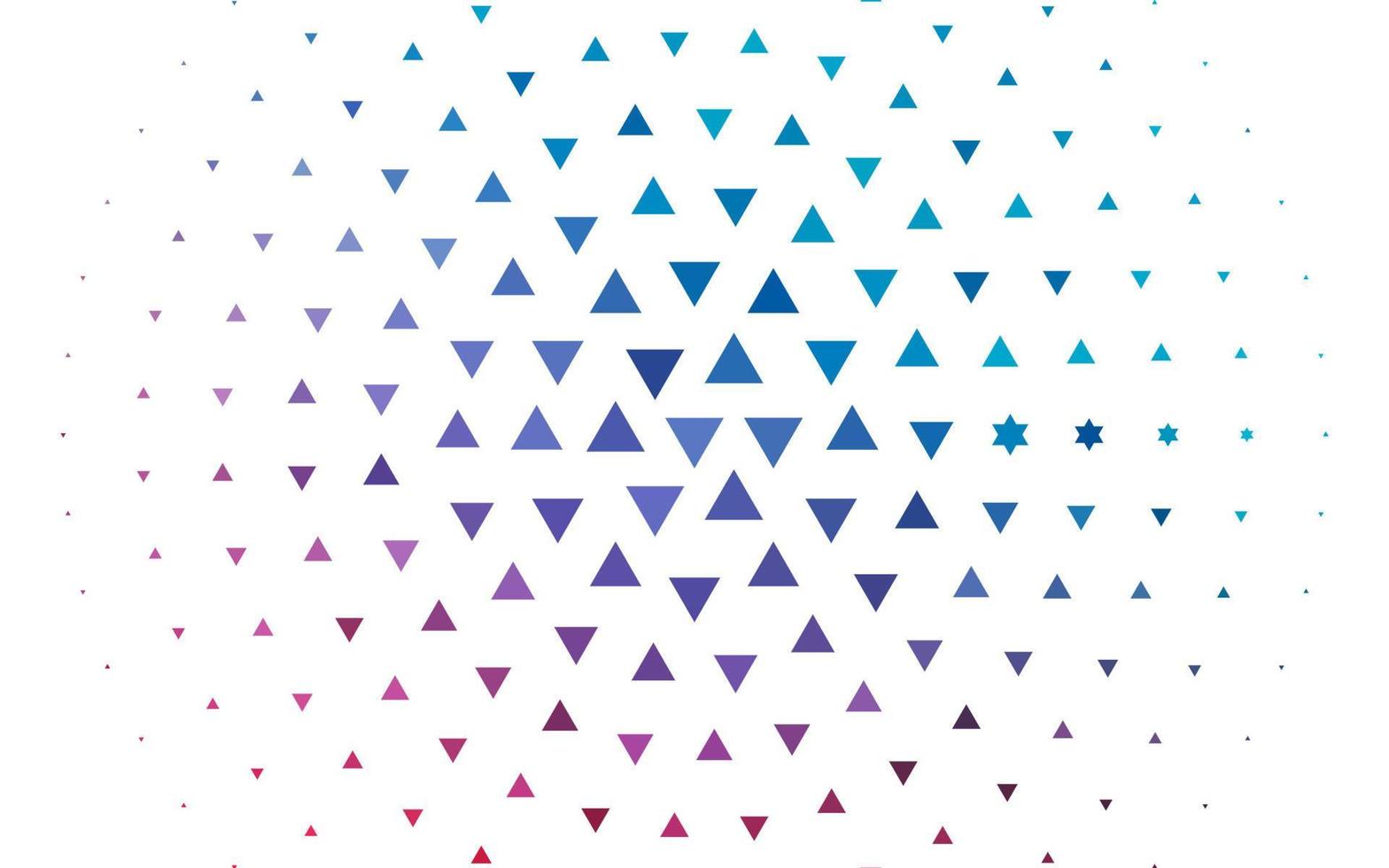 Light Blue, Red vector cover in polygonal style.