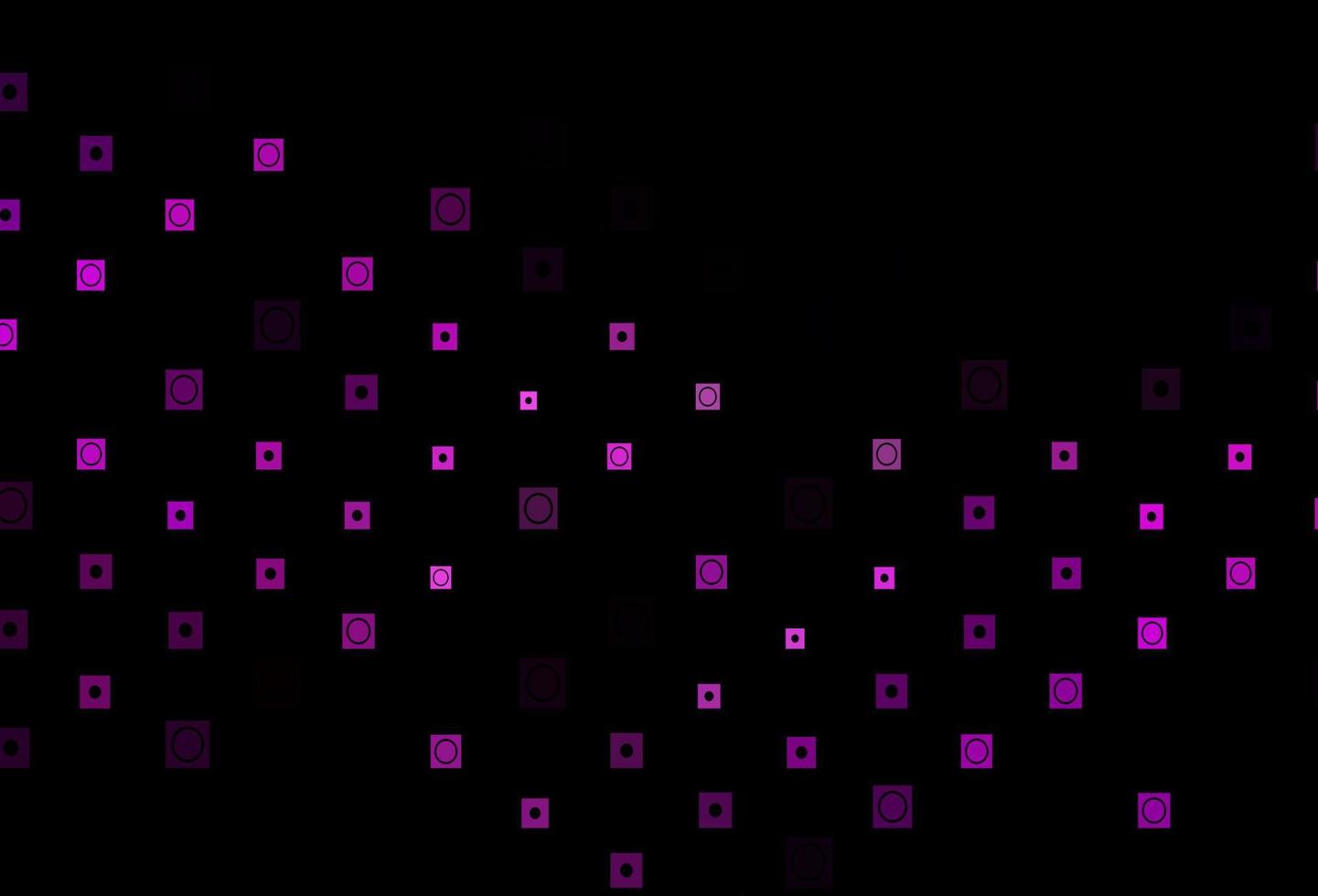 Dark Purple vector cover in polygonal, circular style.