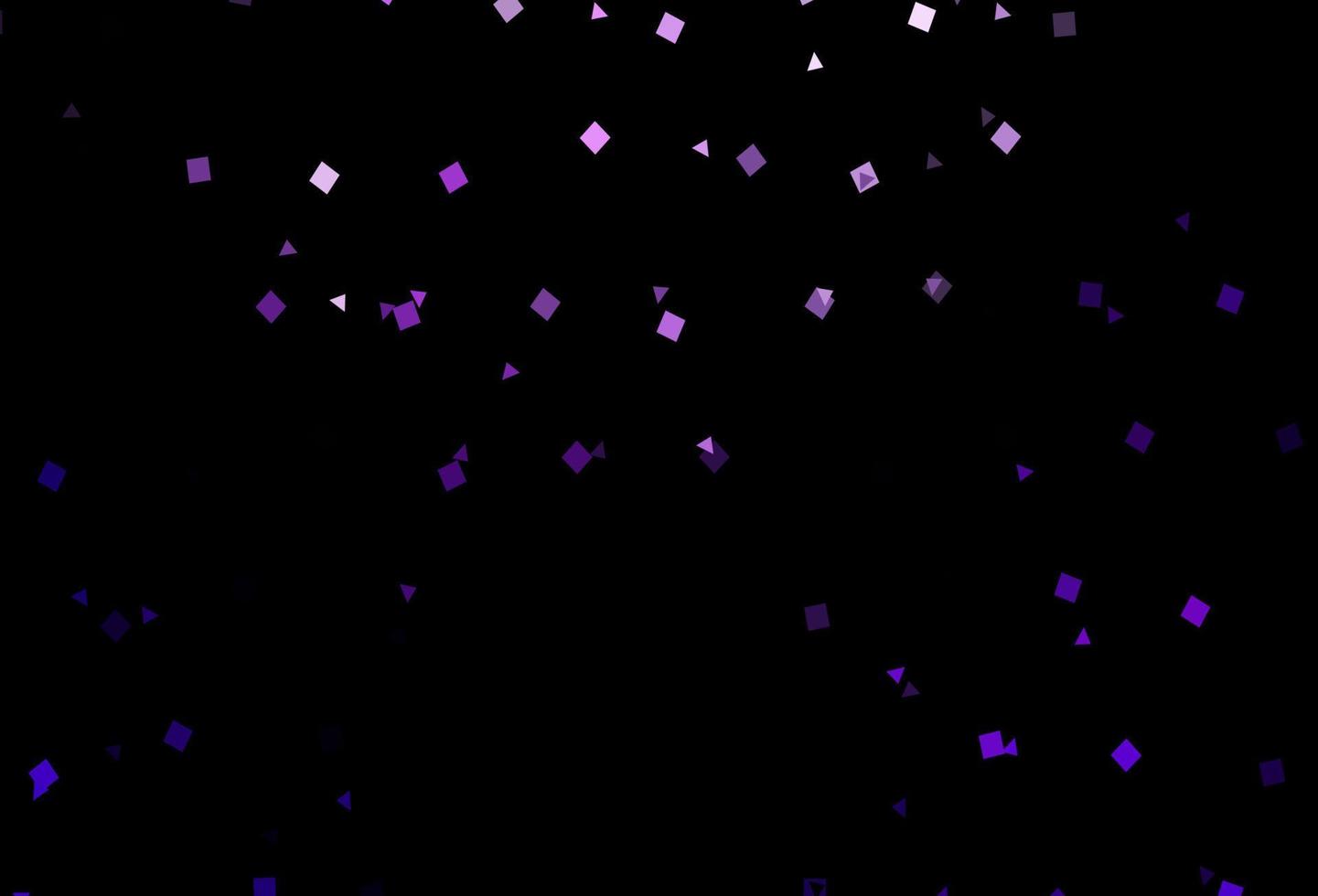 Dark Purple vector texture in poly style with circles, cubes.