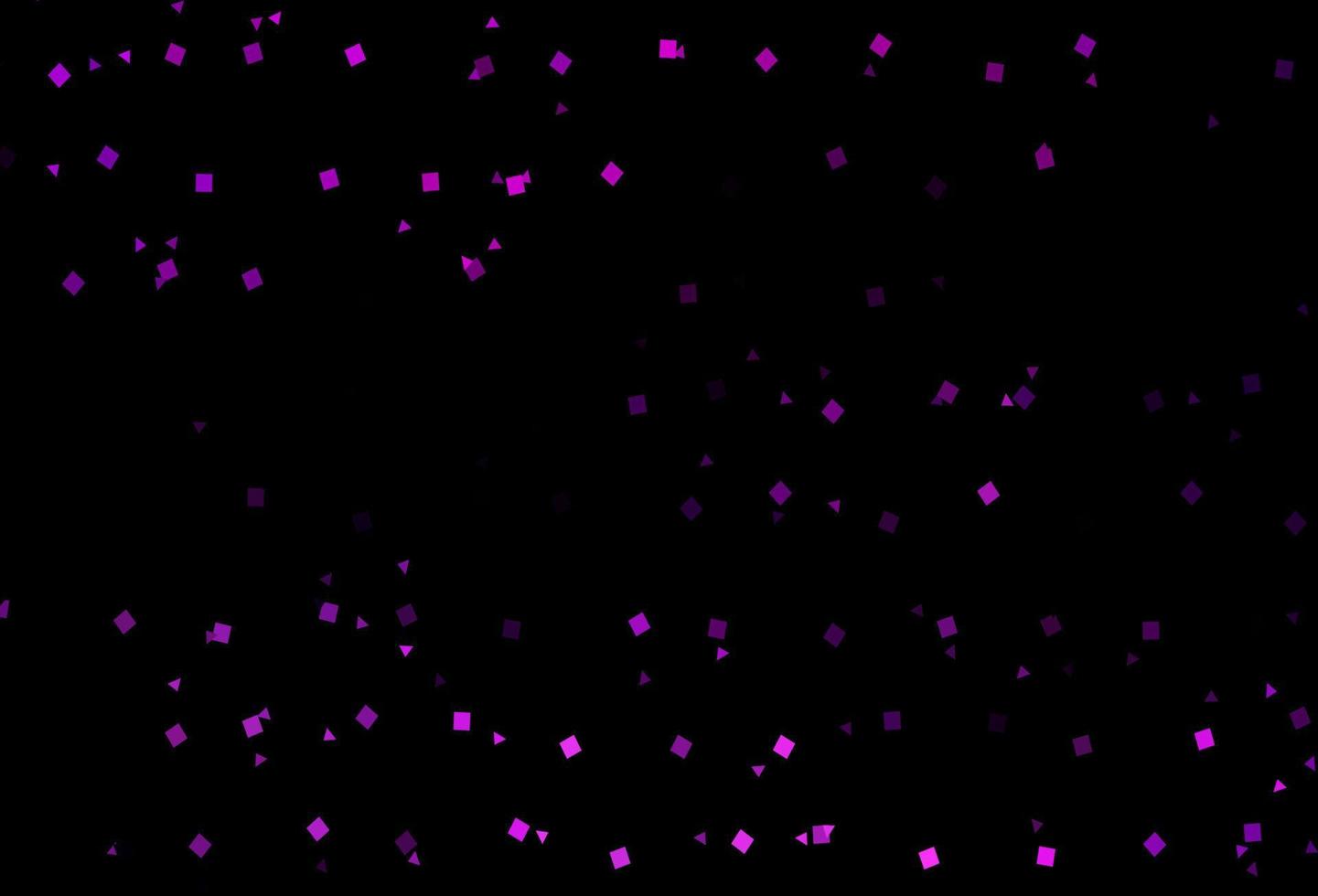 Dark Purple vector pattern in polygonal style with circles.