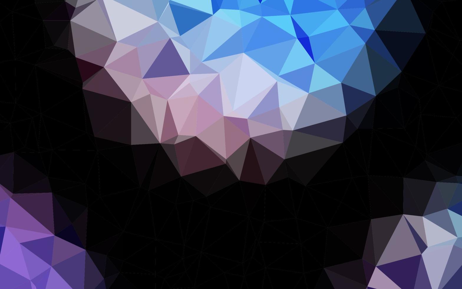 Light Blue, Red vector triangle mosaic cover.