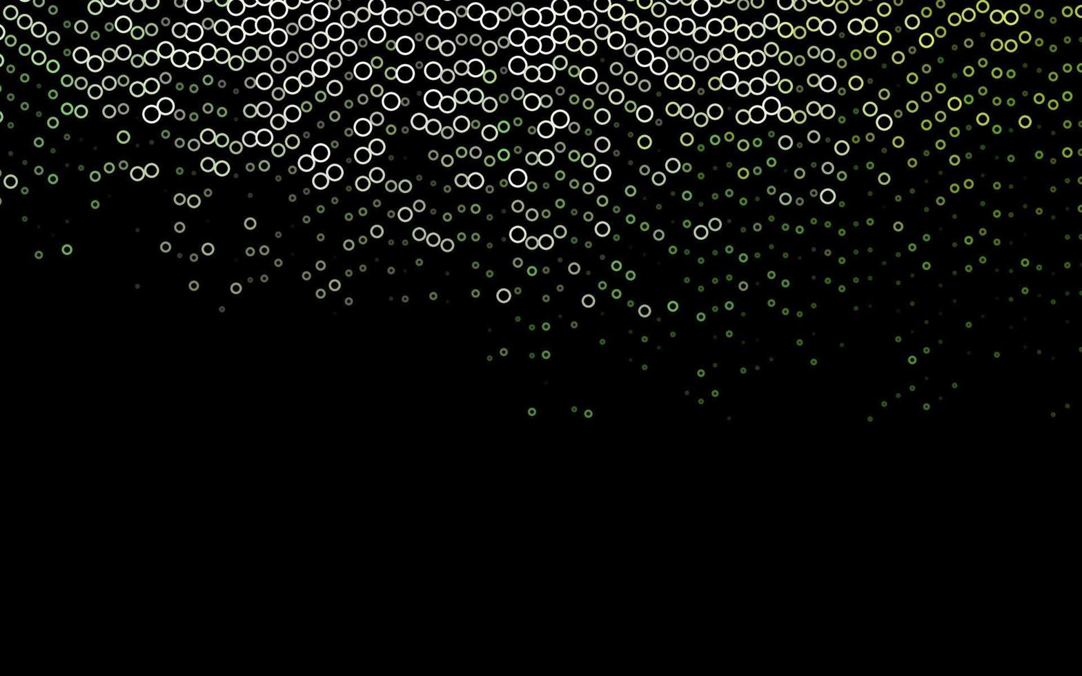 Dark Green vector template with circles.