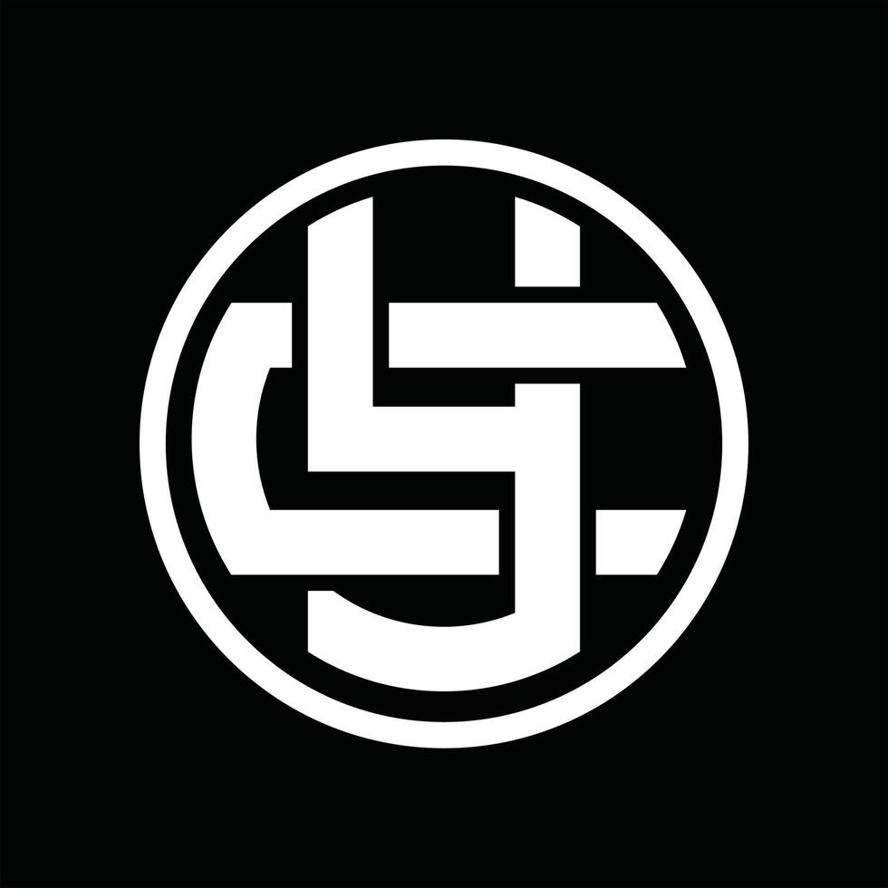 YC Logo monogram design template vector