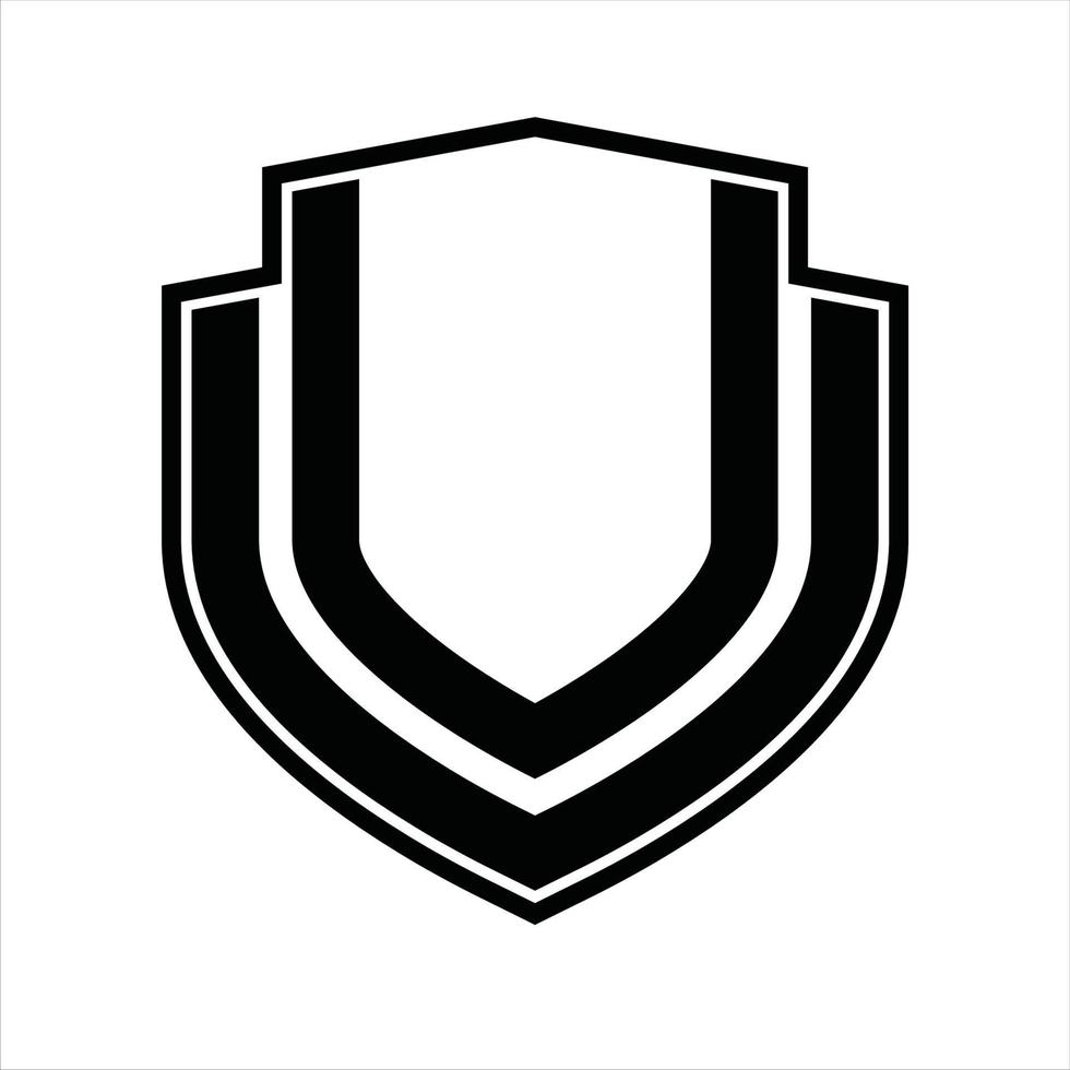 UU Logo monogram vintage design template vector