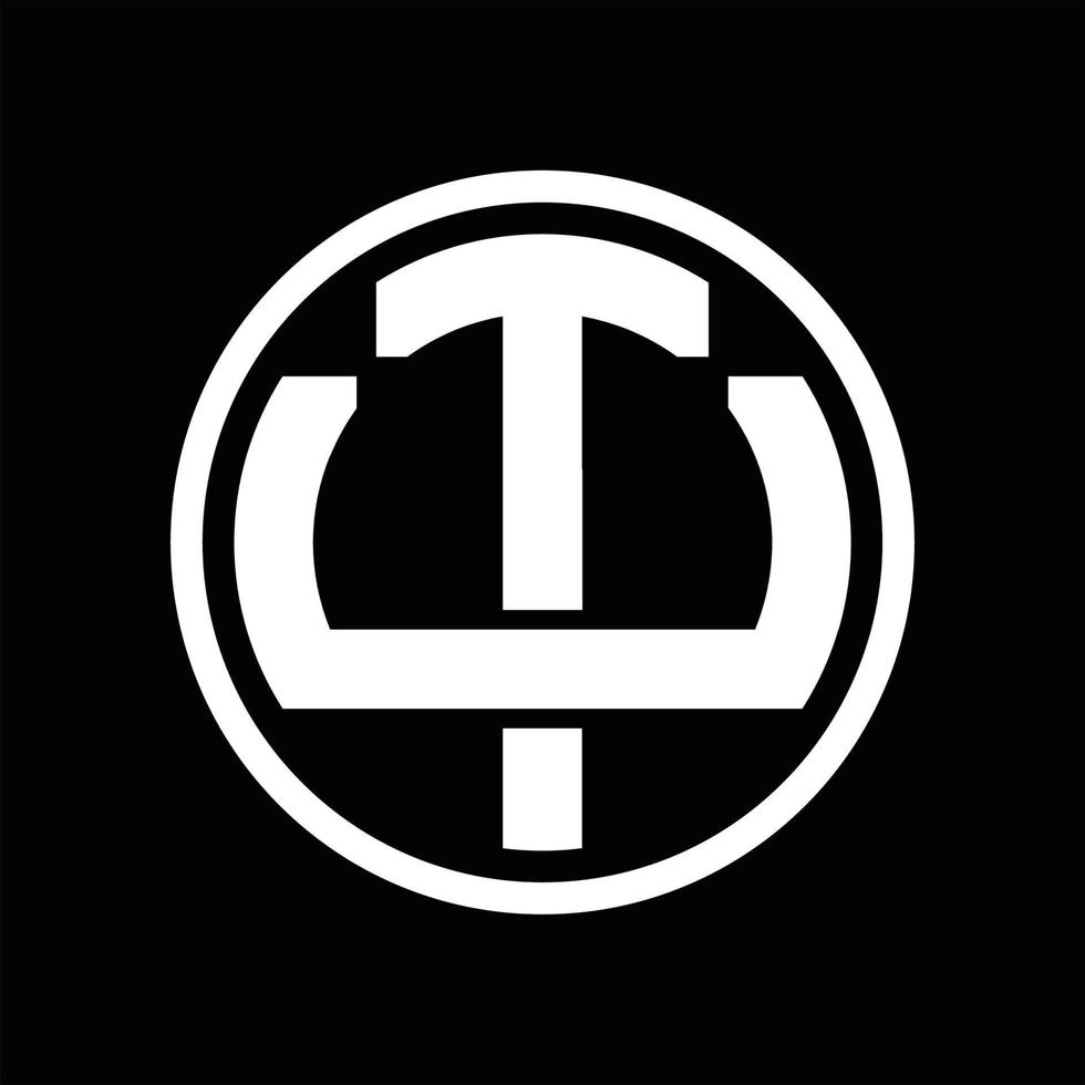 TW Logo monogram design template vector