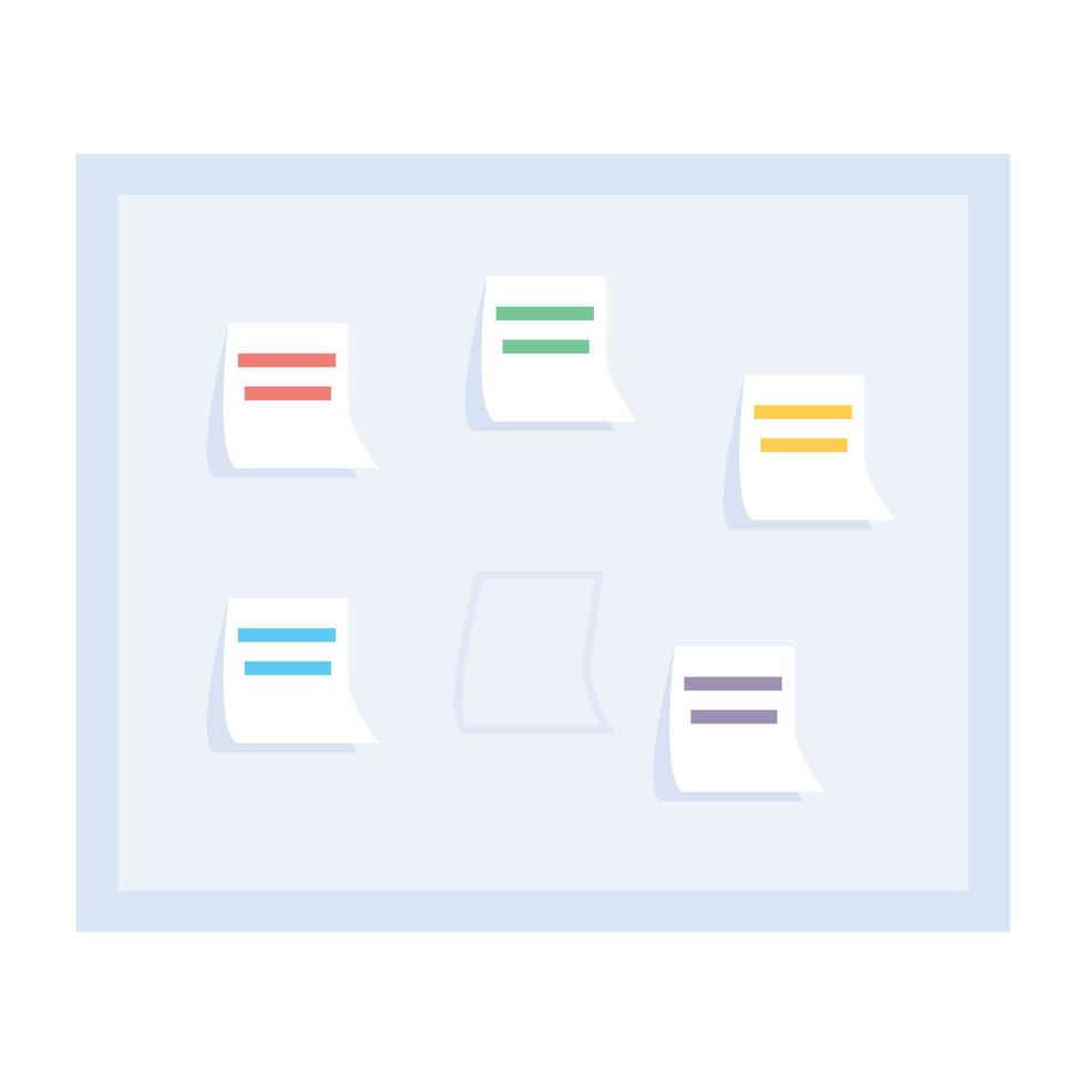 Flat icon design of a document vector